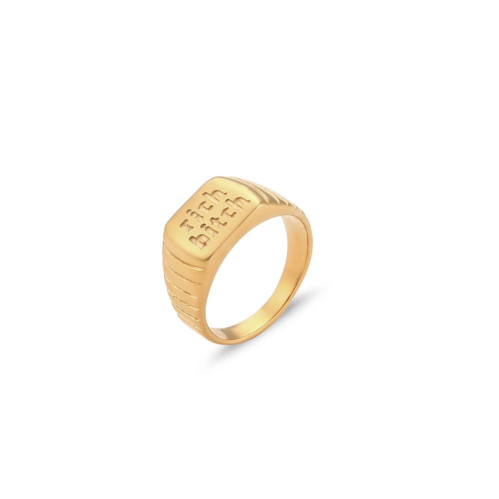 Wholesale RICHBITCH English Ring
